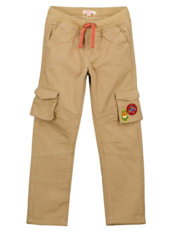 Pantalón cargo de forro polar de color avellana GOVIOPAN2 / 19W902R2PANI804