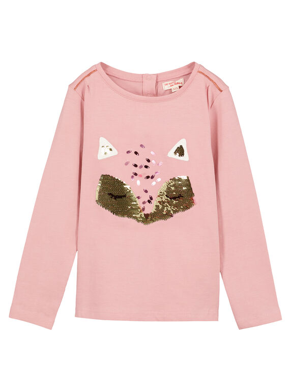 Camiseta Manga larga Rosa Du Pareil Au Meme GAJAUTEE2 / 19W901H2TML303