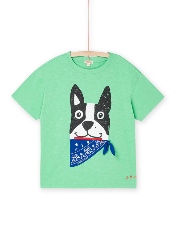 Camiseta verde con estampado de pero «capsule spa» ROSPATI1 / 23S902P4TMCG624