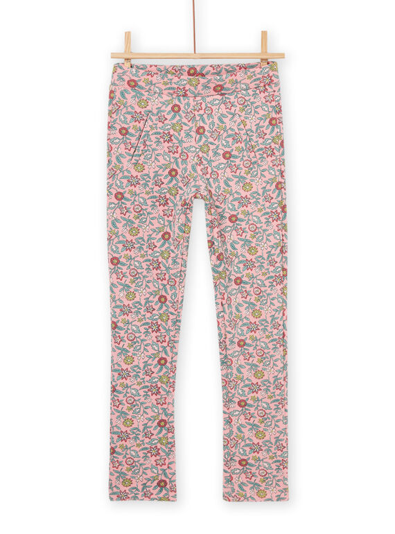 Pantalón de muletón con estampado floral PARHUPANT / 22W901Q1PAN303