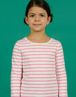 Camiseta reversible con estampado de leopardo y rayas para niña NAGATEE2 / 22S901O3TML001
