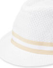 Sombrero blanco para bebé niño LYUBALCHA / 21SI10O1CHA000