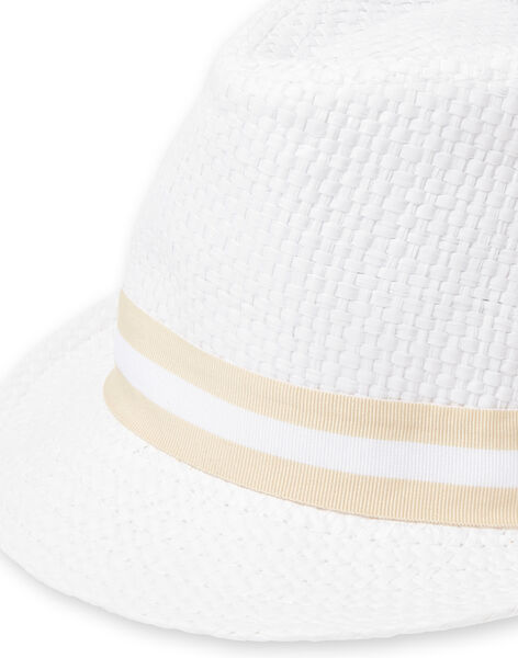 Sombrero blanco para bebé niño LYUBALCHA / 21SI10O1CHA000