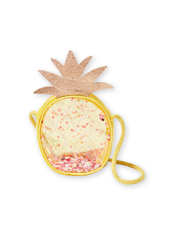 Bandolera de piña amarilla para niña LYAJAUBAG / 21SI01O1BES116