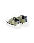 Zapatillas de tela caqui con parche de dinosaurio RUTOILDINO / 23KK3872D16604