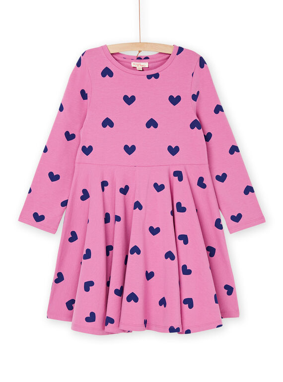 Vestido con estampado de corazones RAJOROB3 / 23S90181ROBD318