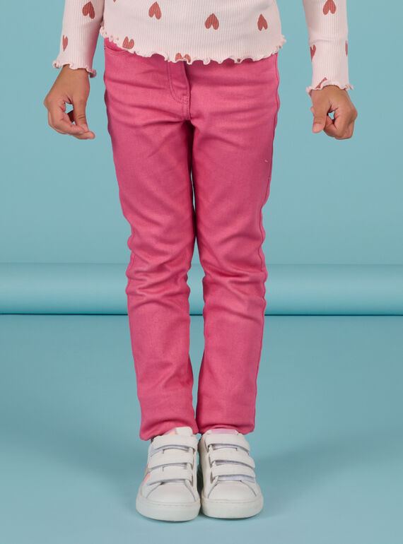 Pantalón slim fit rosa RAJOPANT1 / 23S90172PAND332