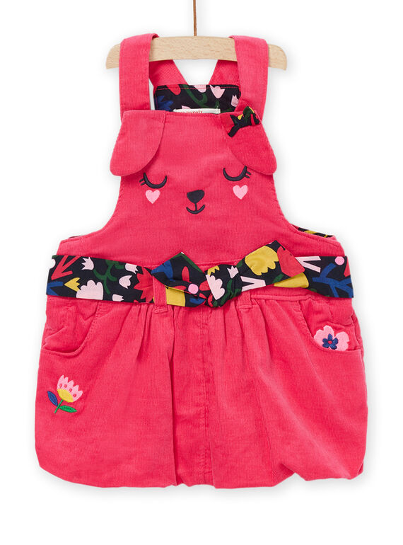 Vestido con dibujo de conejo rosa PIMUROB2 / 22WG09R2ROBD325
