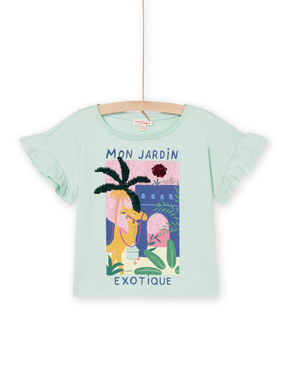 Camiseta con dibujo exótico y texto RAEXOTI1 / 23S901V4TMC611