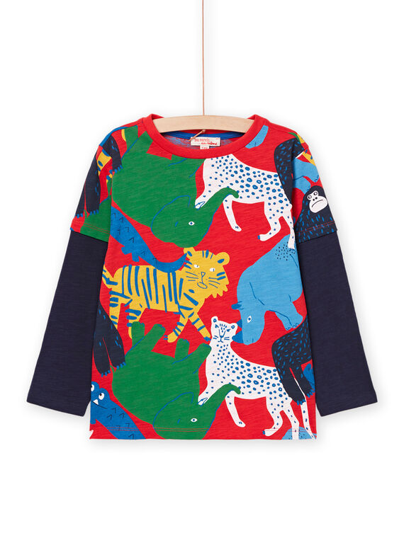 Camiseta con estampado de animales RONAUTEE / 23S902N1TMLF518