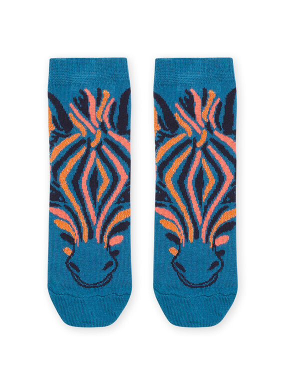 Calcetines con estampado de cebra 