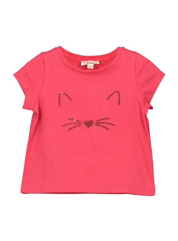 Camiseta con estampado de fantasía para bebé niña FIJOTI2 / 19SG0932TMC308