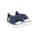 Zapatillas de tela vaquera con parche de tigre