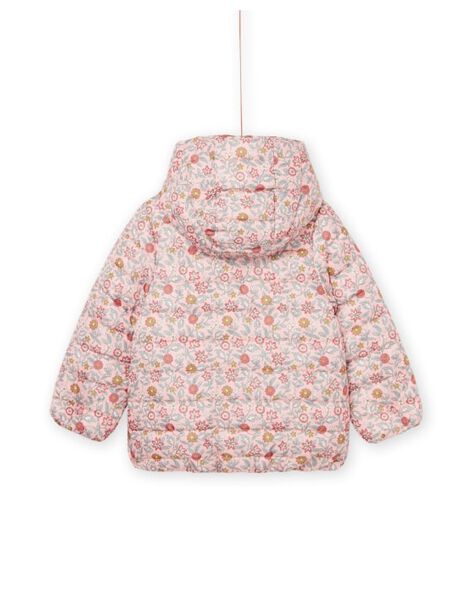 Anorak con capucha reversible por un lado y con estampado floral por el otro PAFOXDOUNE / 22W901F3D3ED321