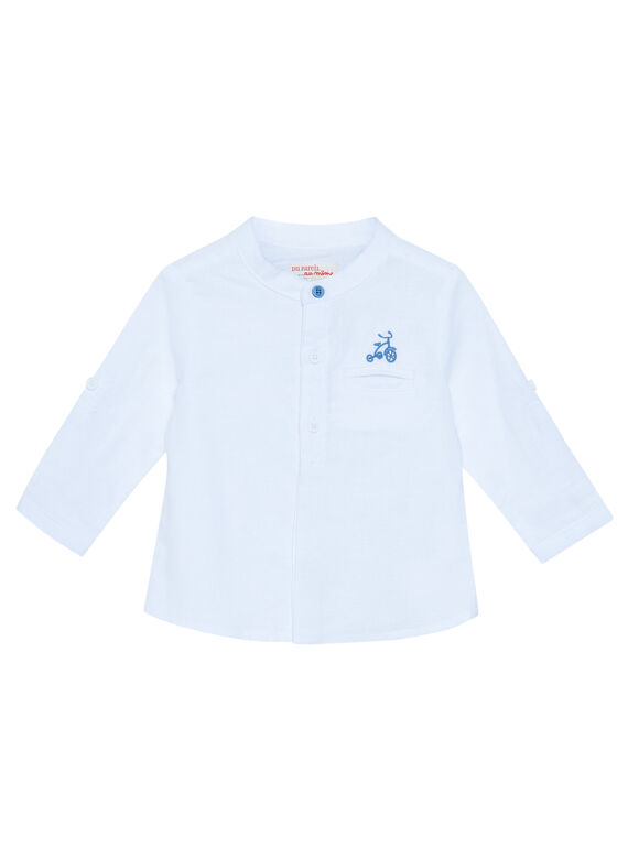 Camisa de color blanco JUPOECHEM / 20SG10G1CHM000