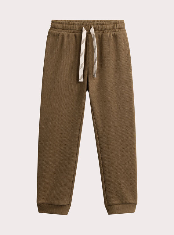 Pantalón de jogging marrón para niño VOKOJOG / 24W90231JGBI815