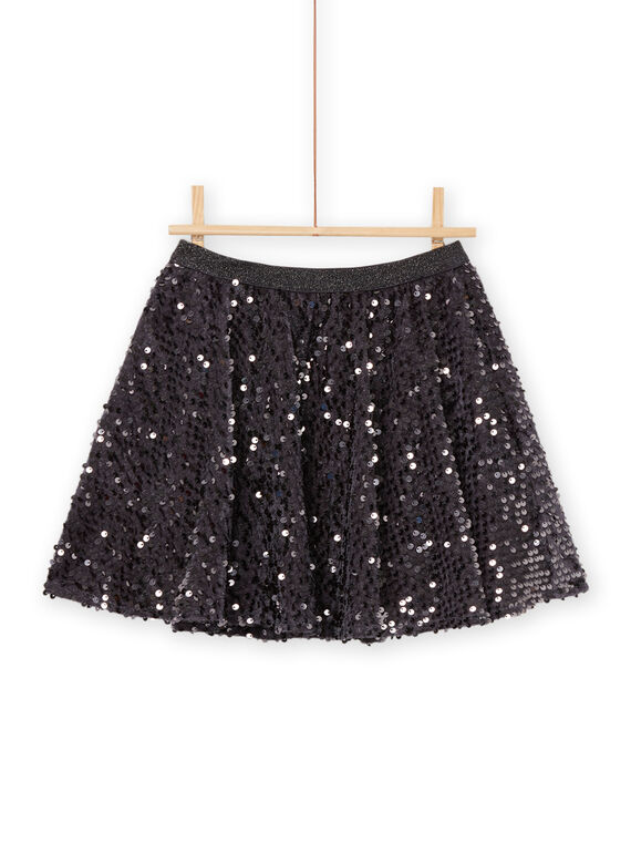 Falda evasé con lentejuelas PAREJUP1 / 22W901T2JUPJ901