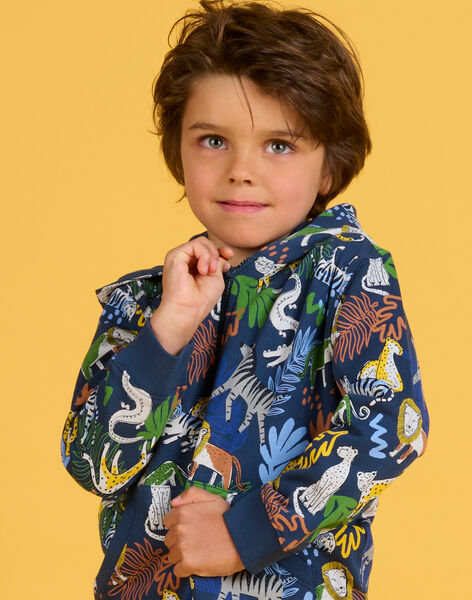 Sudadera con capucha y estampado de la selva POMOGIL / 22W902N1GIL622