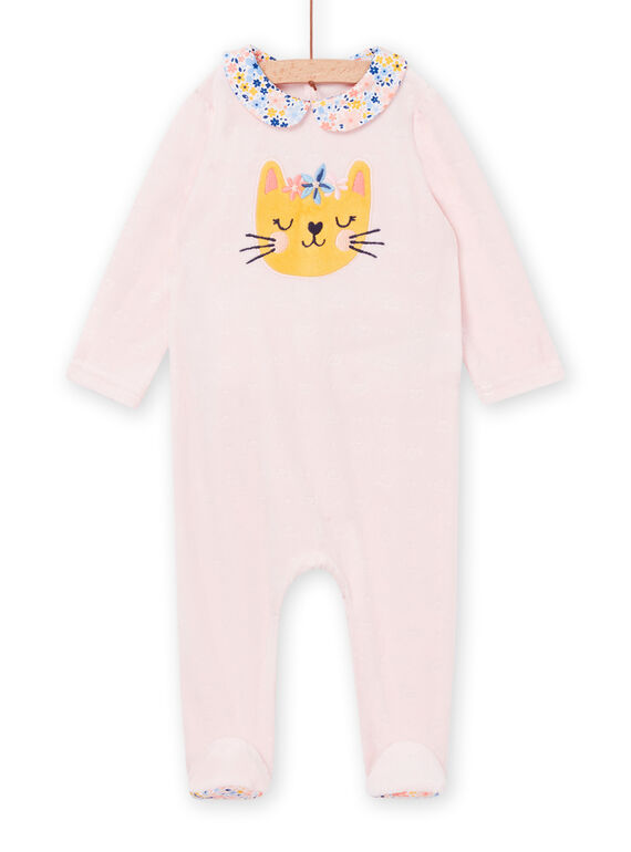 Pelele de manga larga de terciopelo PEFIGRECI / 22WH1314GRED322