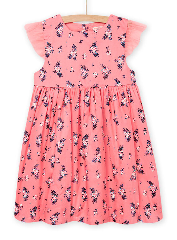 Vestido coral para niña NAPAROB1 / 22S90122ROB404