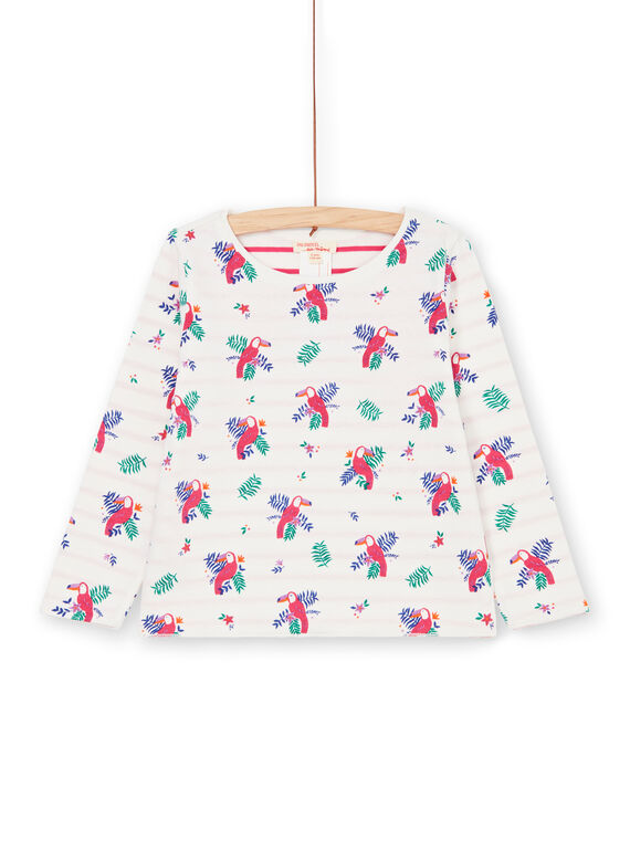 Camiseta reversible de color blanco y azul LANAUTEE1 / 21S901P1TML001