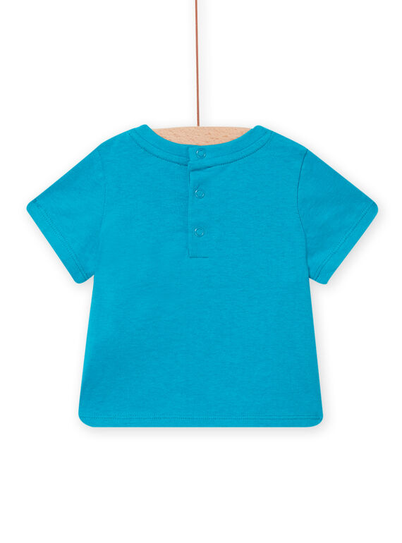 Camiseta azul de manga corta para bebé niño NUFICTI2 / 22SG10U1TMCC215