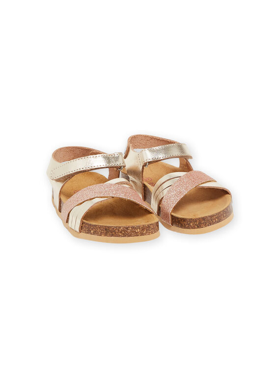 Sandalias de color champán dorado RANUCHAMP / 23KK3561SLB954