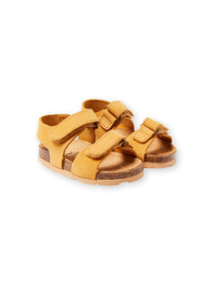 Sandalias lisas amarillas para bebé niño LBGNUJAUNE / 21KK3852D0E010