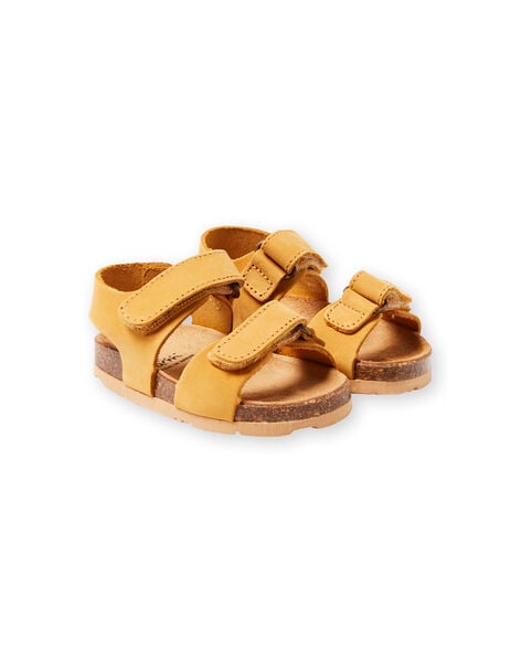 Sandalias lisas amarillas para bebé niño LBGNUJAUNE / 21KK3852D0E010