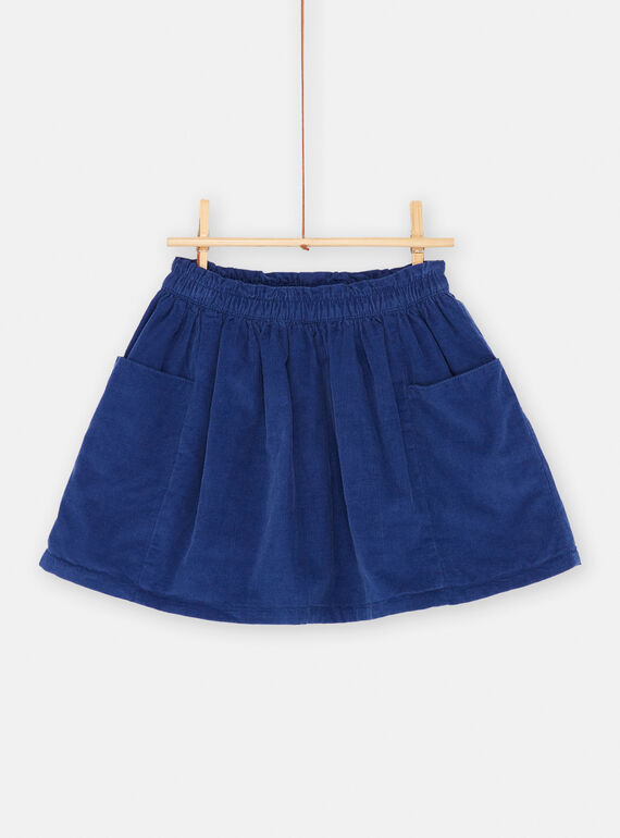 Falda reversible azul tinta SAFORJUP / 23W901K1JUPC214