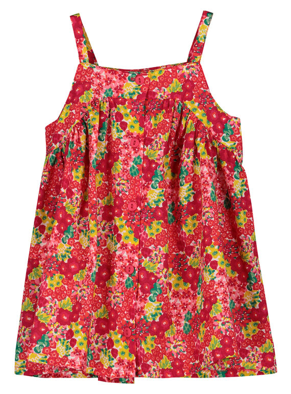 Vestido ligero de tirantes para bebé niña FIYEROB1 / 19SG09M1ROB000
