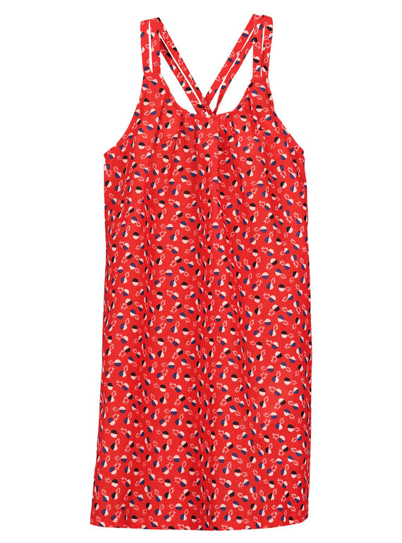 Vestido de tirantes para niña FATOROB5 / 19S901L5ROB099