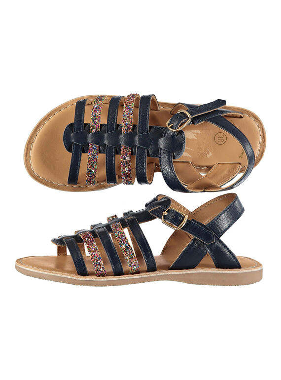 Sandalias bimateria para niña FFSANDMEL / 19SK35K1D0E070