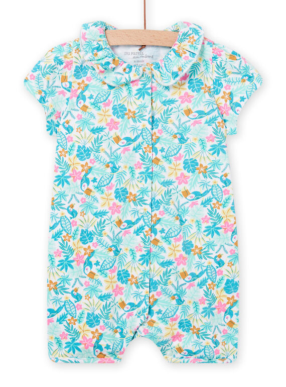 Mono azul, rosa y amarillo para bebé niña NEFIGRENUI / 22SH13H5GRE001