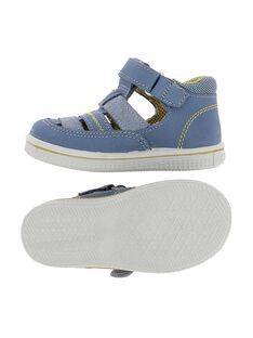 Baby boys' leather T-bar shoes CBGSALORI / 18SK38W5D3HC218