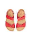 Sandalias rojas para niño NONUEMMANUEL / 22KK3641D0E050