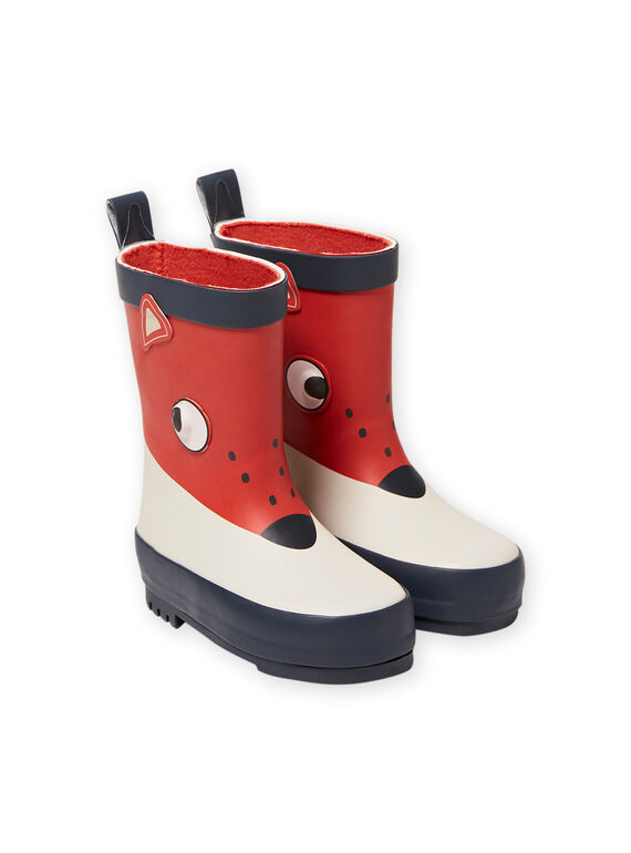 Botas de agua con estampado de estampado zorro para bebé niño MUPLUIRENA / 21XK3811D0C400
