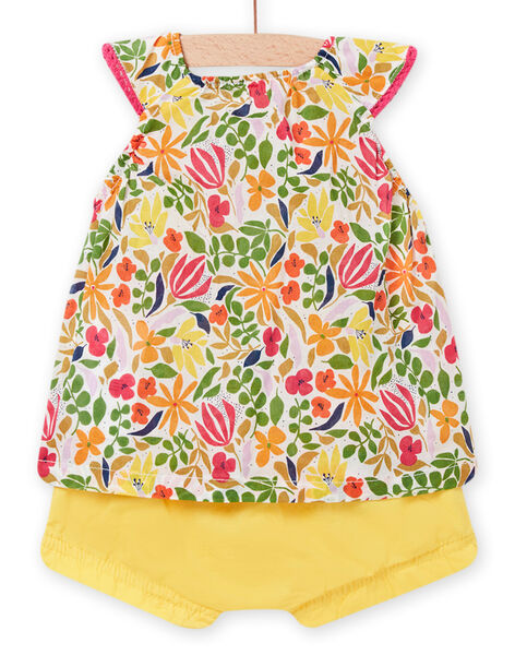 Conjunto amarillo para bebé niña NIHOENS / 22SG09T1ENS102