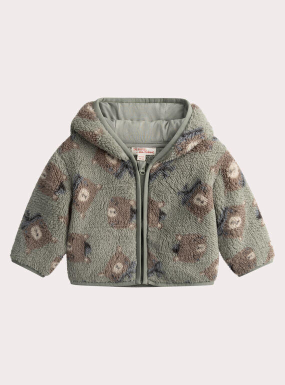 Green KIDS CARDIGAN VUPERGIL / 24WG10R1GIL631