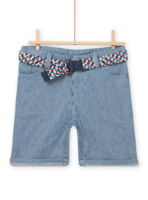 Bermudas vaqueras claras de rayas para niño NOFICBER1 / 22S902U2BERP272