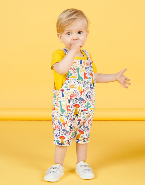 Peto amarillo con estampado de fantasía para niño : comprar online - Monos y conjuntos | DPAM