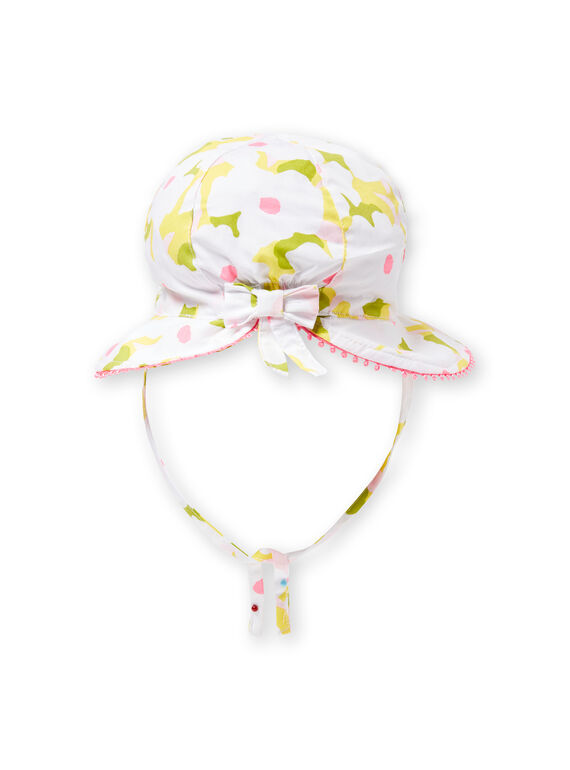 Sombrero con estampado floral para bebé niña LYIBALCHA2 / 21SI09O1CHA000