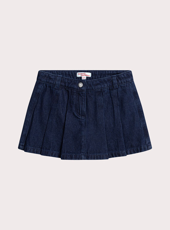 Falda pantalón tableada para niña XABLUJUP / 25W901N1JUPK005