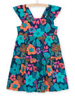 Vestido multicolor con tirantes avolantados RAJOROB7 / 23S90192ROBC211