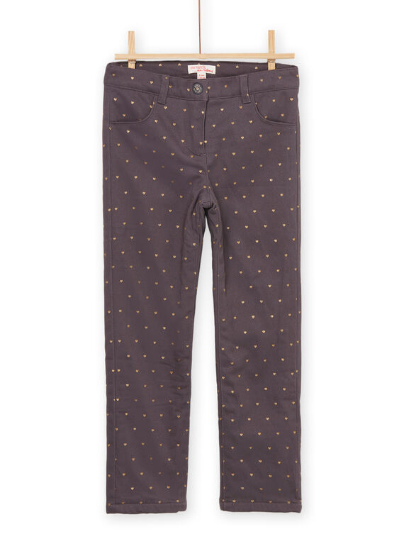 Pantalón con estampado de corazón PAREPANT2 / 22W901T2PANJ901