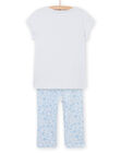 Pijama azul ártico para niña NEFAPYJWAV / 22SH11H6PYJC219