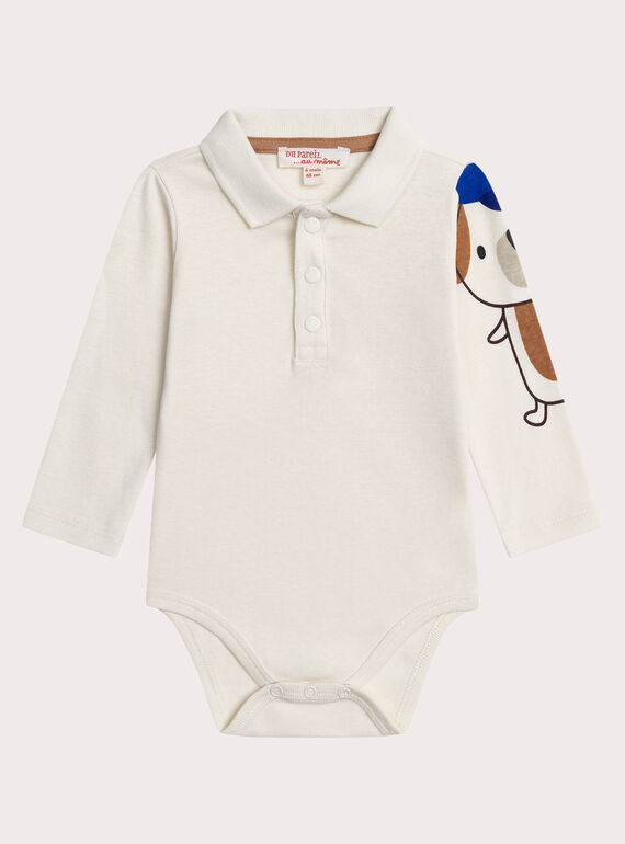 Body de perro para bebé niño XUBLUBOD / 25WG10N1BODA002