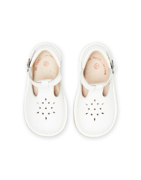 Salomés perforadas blancas para bebé niño NUSALBASIB / 22KK3852D13000