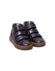 Zapatillas altas de color azul marino metalizado para niña MABASMETAL / 21XK3555D3F070