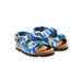 Sandalias de color azul marino con estampado de tiburones para bebé niño